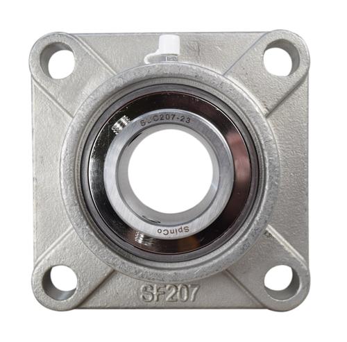 1-7/16" Stainless Four Bolt Flange Bearing SSUCF207-23, SUCSF207-23, CRFS-PN23