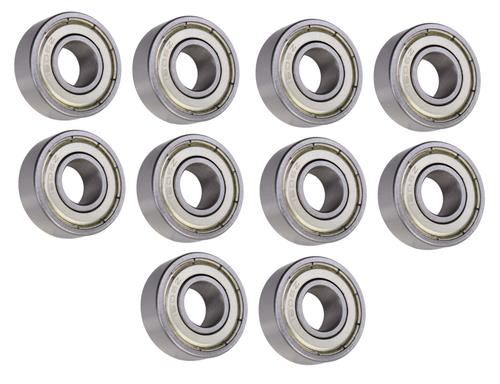 (10 Each) 1606-ZZ Shielded Radial Ball Bearing 3/8 ID X 29/32 OD X 5/16 Wide