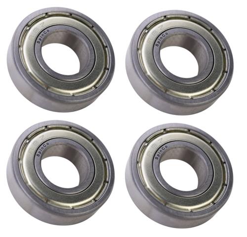 (4 Each) R8-ZZ Shielded Radial Ball Bearing 1/2 ID X 1-1/8 OD X 5/16 Wide SpinCo