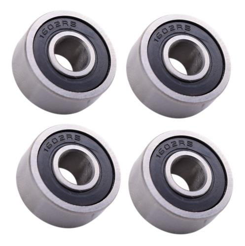 (4 Each) 1602-2RS Sealed Radial Ball Bearing 1/4 ID X 11/16 OD X 5/16 Wide