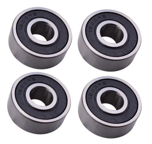 (4 Each) 1603-2RS Sealed Radial Ball Bearing 5/16 ID X 7/8 OD X 11/32 Wide