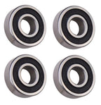(4 Each) R4-2RS Sealed Radial Ball Bearing 1/4 ID X 5/8 OD X 0.196" Wide SpinCo