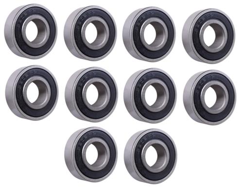(10 Each) 6202-2RS, 6202LLU, 202PP Sealed Radial Ball Bearing 15X35X11 SpinCo
