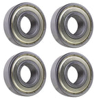 (4 Each) 6204-ZZ, 6204-2Z, 204SS Shielded Radial Ball Bearing 20X47X14 SpinCo