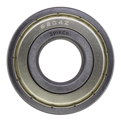 (4 Each) 6204-ZZ, 6204-2Z, 204SS Shielded Radial Ball Bearing 20X47X14 SpinCo