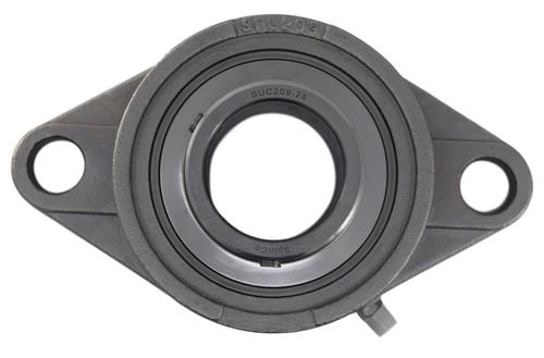 1-3/4" Stainless Steel Two Bolt Flange Bearing SSUCFL209-28, SUCSFL209-28 SpinCo