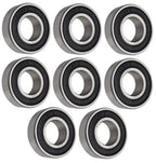 (8 Each) 6002-2RS, 6002LLU, 6002DDU Sealed Radial Ball Bearing 15X32X9 SpinCo