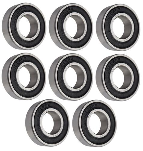 (8 Each) 6002-2RS, 6002LLU, 6002DDU Sealed Radial Ball Bearing 15X32X9 SpinCo
