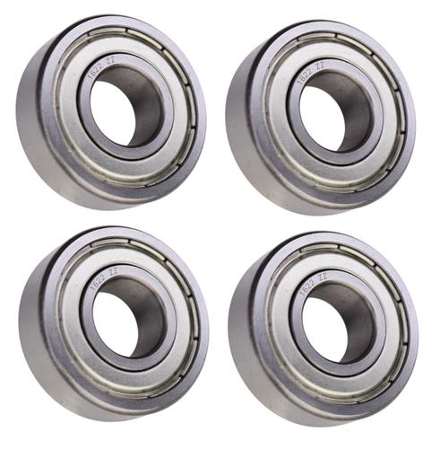 (4 Each) 1622-ZZ Shielded Radial Ball Bearing 9/16 ID X 1-3/8 OD X 7/16 Wide