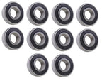 (10 Each) 6204-2RS, 6204LLU, 204PP Sealed Radial Ball Bearing 20X47X14 SpinCo