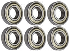 (6 Each) 6002-ZZ, 6002-2Z, 9102KDD Shielded Radial Ball Bearing 15X32X9 SpinCo