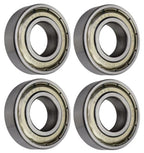 (4 Each) 6002-ZZ, 6002-2Z, 9102KDD Shielded Radial Ball Bearing 15X32X9 SpinCo