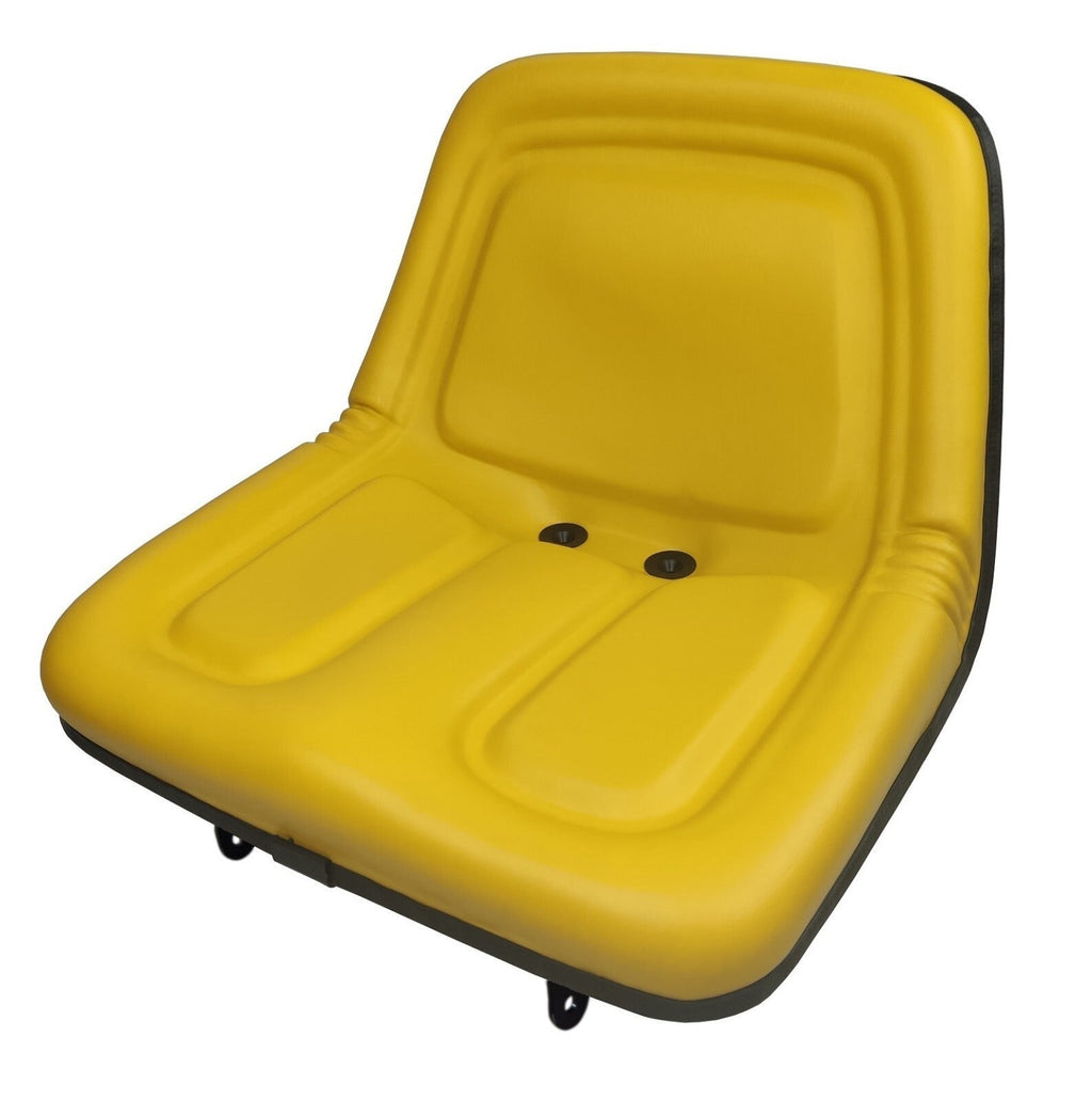 John Deere Lawn Mower Seat w/ Steel Pan Yellow X324, X340, X360