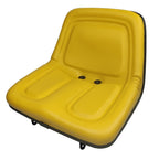 John Deere Lawn Mower Seat w/ Steel Pan Yellow X324, X340, X360