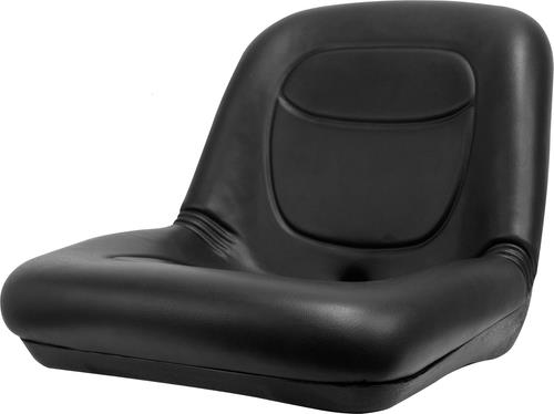Low Back Lawn Mower Seat Black fits AGCO, Ariens, Dixon, Gravely & Hustler