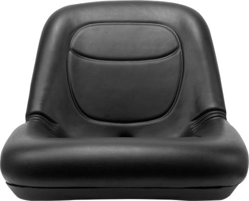 Low Back Lawn Mower Seat Black fits AGCO, Ariens, Dixon, Gravely & Hustler