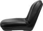 Low Back Lawn Mower Seat Black fits AGCO, Ariens, Dixon, Gravely & Hustler