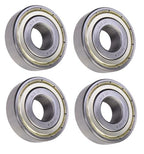 (4 Each) 1628-ZZ Shielded Radial Ball Bearing 5/8 ID X 1-5/8 OD X 1/2 Wide