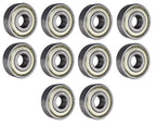 (10 Pack) 6302-ZZ, 6302-2Z, 302SS Shielded Radial Ball Bearing 15X42X13 SpinCo
