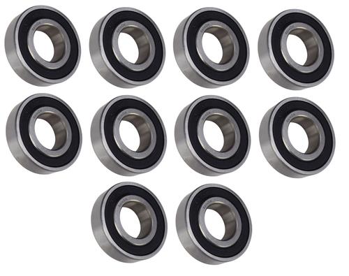 (10 Each) R12-2RS Sealed Radial Ball Bearing 3/4 ID X 1-5/8 OD X 7/16 Wide
