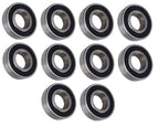 (10 Each) R12-2RS Sealed Radial Ball Bearing 3/4 ID X 1-5/8 OD X 7/16 Wide