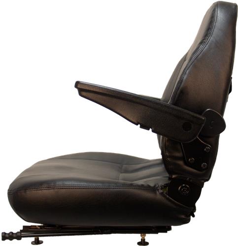 Replacement Tractor Seat w/ Armrests John Deere Case IH Massey Ferguson Ect.