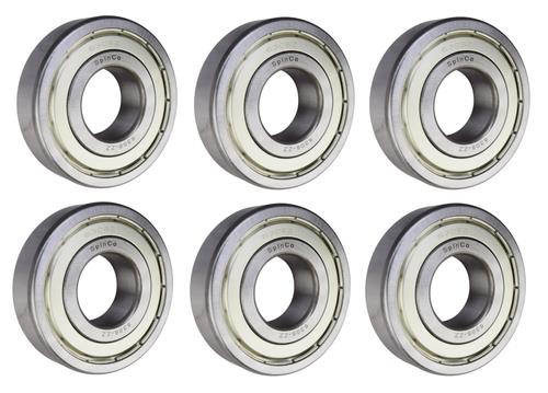 (6 Pack) 6306-ZZ, 6306-2Z, 306SS Shielded Radial Ball Bearing 30X72X19 SpinCo