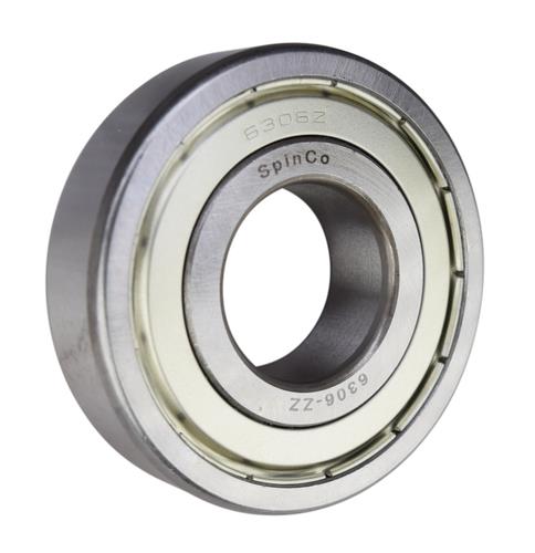 (6 Pack) 6306-ZZ, 6306-2Z, 306SS Shielded Radial Ball Bearing 30X72X19 SpinCo