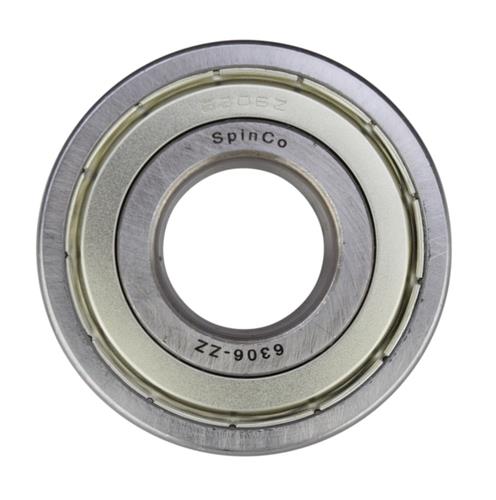 (6 Pack) 6306-ZZ, 6306-2Z, 306SS Shielded Radial Ball Bearing 30X72X19 SpinCo