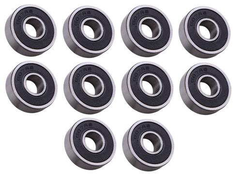 (10 Each) 607-2RS, 607LU, R1970DD Radial Ball Bearing 7X19X6 SpinCo