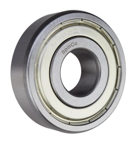 6303-ZZ, 6303-2Z, 303SS Shielded Radial Ball Bearing 17X47X14 SpinCo