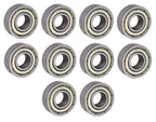 (10 Each) 696-ZZ, 696-2Z, MR696-ZZ Shielded Radial Ball Bearing 6X15X5 SpinCo