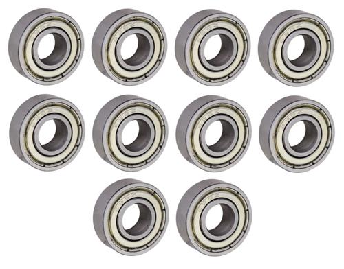 (10 Each) 696-ZZ, 696-2Z, MR696-ZZ Shielded Radial Ball Bearing 6X15X5 SpinCo
