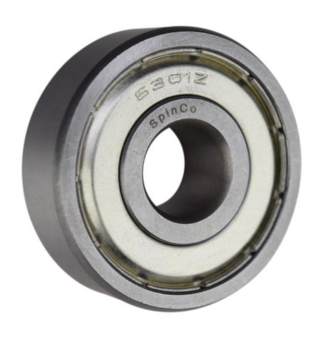 (10 Each) 6301-ZZ, 6301-2Z, 301SS Shielded Radial Ball Bearing 12X37X12 SpinCo