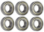 (6 Each) 6003-ZZ, 6003-2Z, 9103KDD Shielded Radial Ball Bearing 17X35X10 SpinCo