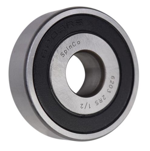 (6 Each) 6203-2RS-1/2, 6203LLU8, 203PP8 Sealed Radial Ball Bearing 0.5"X40X12