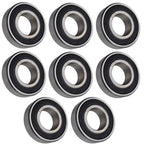 (8 Each) 6004-2RS, 6004LLU, 6004DDU Sealed Radial Ball Bearing 20X42X12 SpinCo