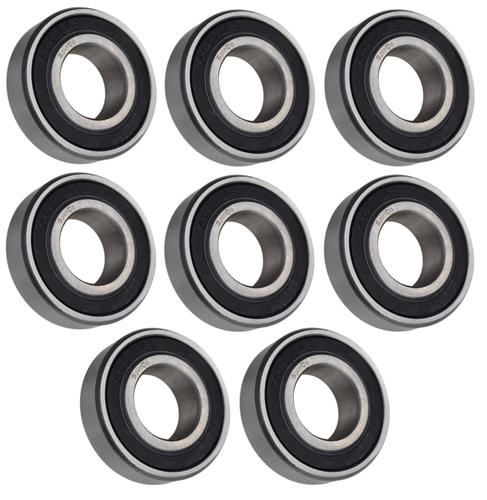 (8 Each) 6004-2RS, 6004LLU, 6004DDU Sealed Radial Ball Bearing 20X42X12 SpinCo