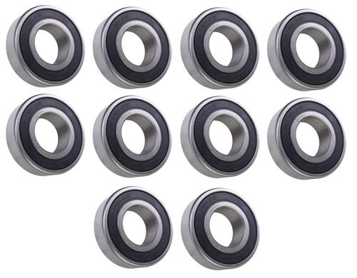 (10 Each) 6205-2RS, 6205LLU, 205PP Sealed Radial Ball Bearing 25X52X15 SpinCo