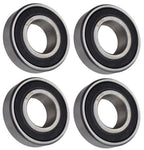 (4 Each) 6004-2RS, 6004LLU, 6004DDU Sealed Radial Ball Bearing 20X42X12 SpinCo
