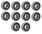 (10 Each) 628-2RS, 628LU, MR628-2RS Sealed Radial Ball Bearing 8X24X8 SpinCo