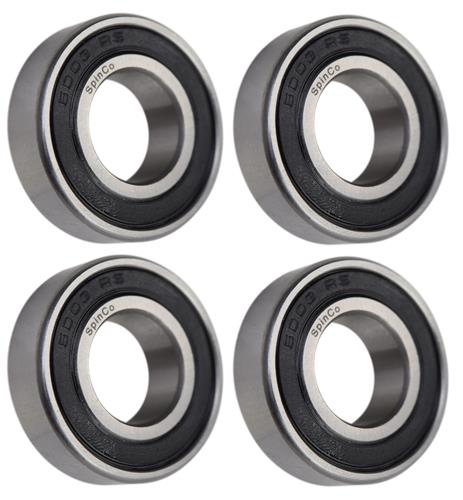 (4 Each) 6003-2RS, 6003LLU, 6003DDU Sealed Radial Ball Bearing 17X35X10 SpinCo