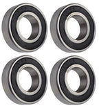 (4 Each) 6003-2RS, 6003LLU, 6003DDU Sealed Radial Ball Bearing 17X35X10 SpinCo