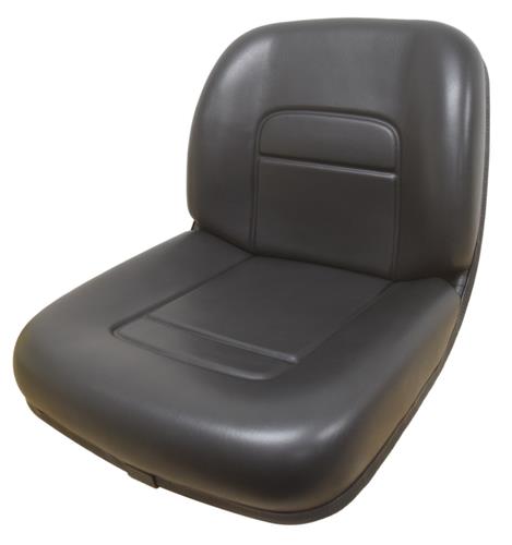 High Back Lawn Mower Seat Black Fits Grasshopper, Exmark and Ferris