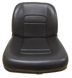 High Back Lawn Mower Seat Black Fits Grasshopper, Exmark and Ferris