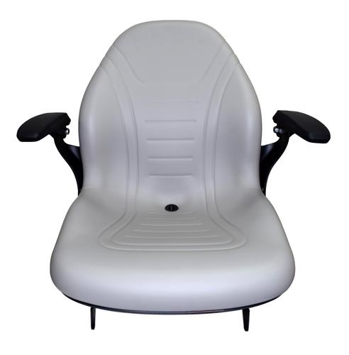 Ford New Holland Workmaster Tractor Seat 45 55 65 75 TC35 TC35D Armrests Gray