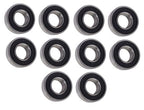 (10 Each) 1607-2RS Sealed Radial Ball Bearing 7/16 ID X 29/32 OD X 5/16 Wide