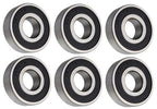 (6 Each) 6204-2RS-3/4, 6204LLU12, 204PP12 Sealed Radial Ball Bearing 0.75"X47X14