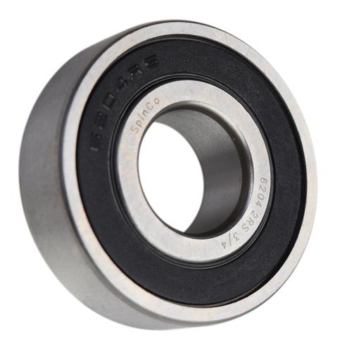 (6 Each) 6204-2RS-3/4, 6204LLU12, 204PP12 Sealed Radial Ball Bearing 0.75"X47X14