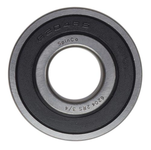 (6 Each) 6204-2RS-3/4, 6204LLU12, 204PP12 Sealed Radial Ball Bearing 0.75"X47X14